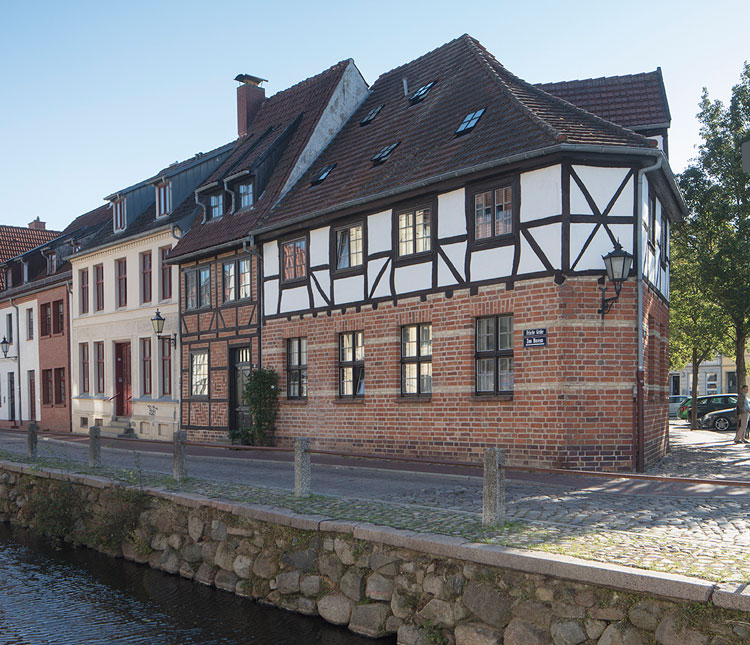 Korsvirkeshus i Lübeck.